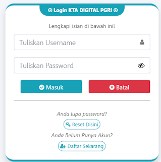 Register PGRI Manggarai Barat - Persatuan Guru Republik Indonesia Cabang Kabupaten Manggarai Barat